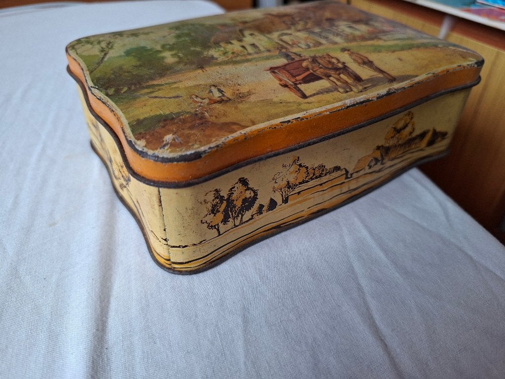 vintage sigarenblik, Verzamelen, Blikken, Ophalen of Verzenden, Overige