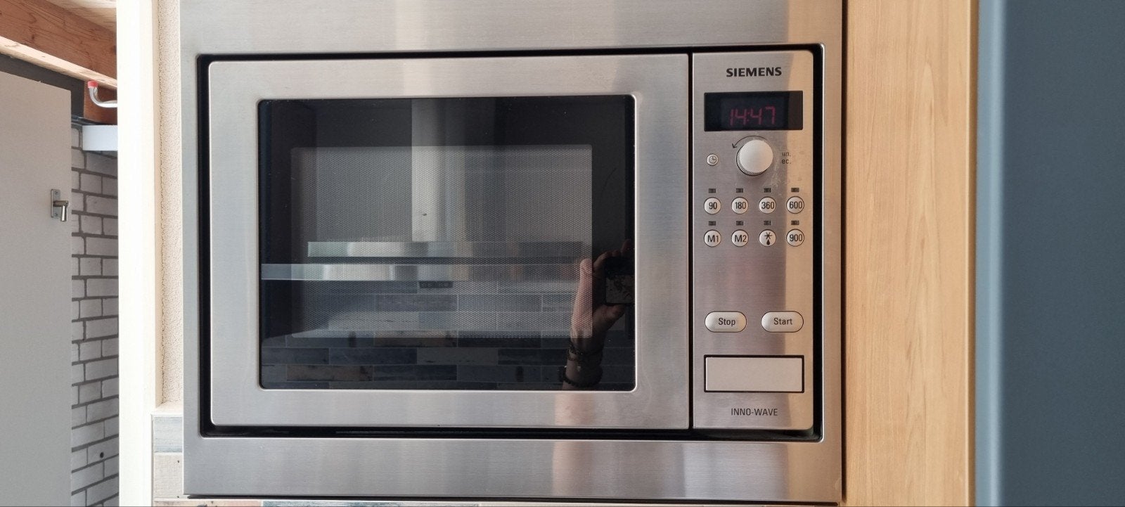 Siemens Inbouw Magnetron HF17055 - RVS, Ophalen