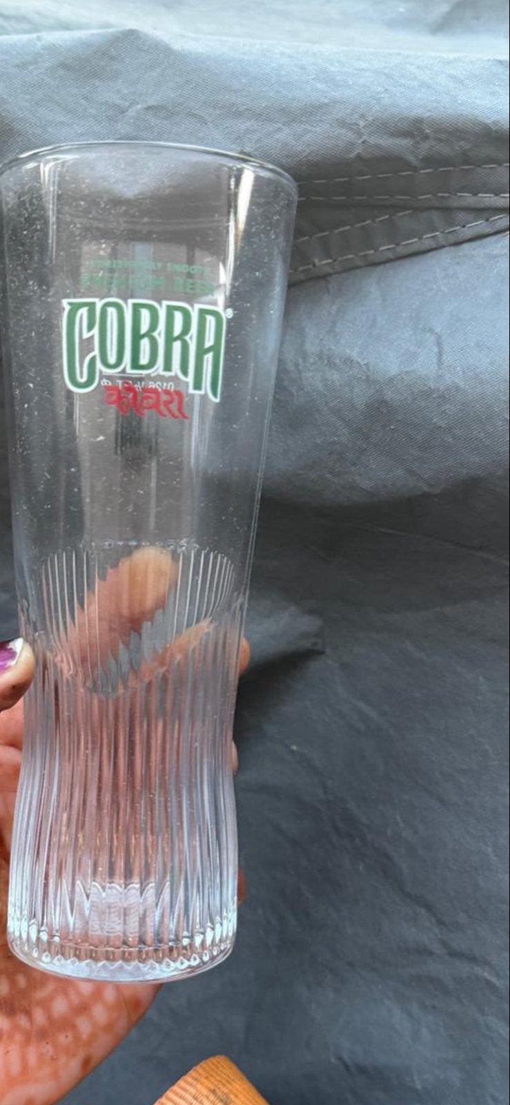 Cobra bierglas - Perfect voor de bierliefhebber, Ophalen, Glas of Glazen, Gebruikt, Overige merken