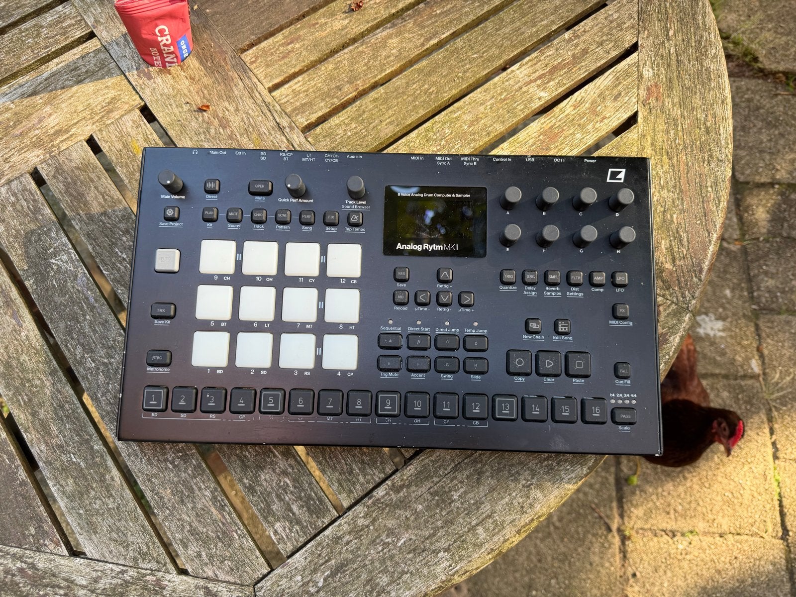 Elektron Analog Rytm MKII Drummachine/Sampler, Muziek en Instrumenten, Drumcomputers, Ophalen of Verzenden, Gebruikt, Overige merken