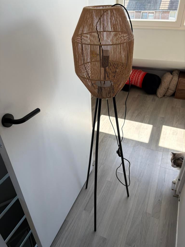 Sta lamp rietenkap, Ophalen, Gebruikt, 150 tot 200 cm