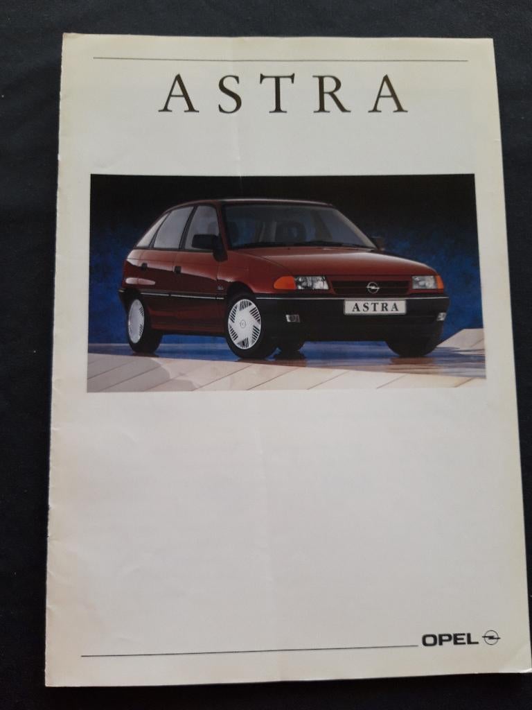 folder Opel Astra modeljaar 1992 - Nederlands, Ophalen of Verzenden, Zo goed als nieuw, Opel