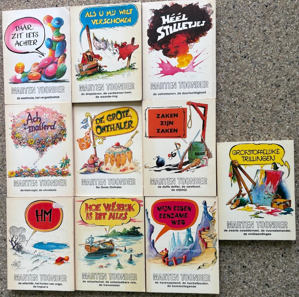 Marten Toonder. 18 boeken Heer Bommel Tom Poes, Boeken, Gelezen, Ophalen of Verzenden, Marten Toonder studios, Meerdere stripboeken