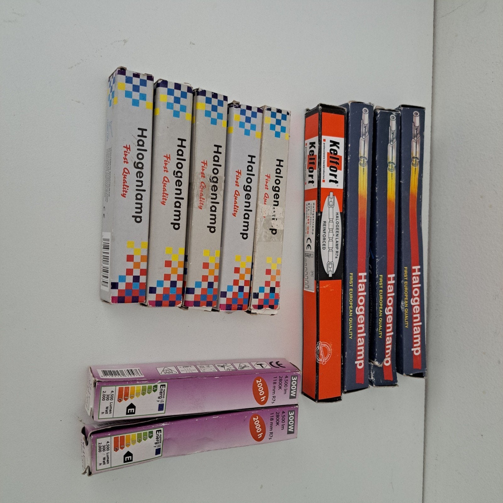 Partij halogeenlampen 220-240V, diverse wattages, Huis en Inrichting, Lampen | Losse lampen, 60 watt of meer, Nieuw, Ophalen of Verzenden