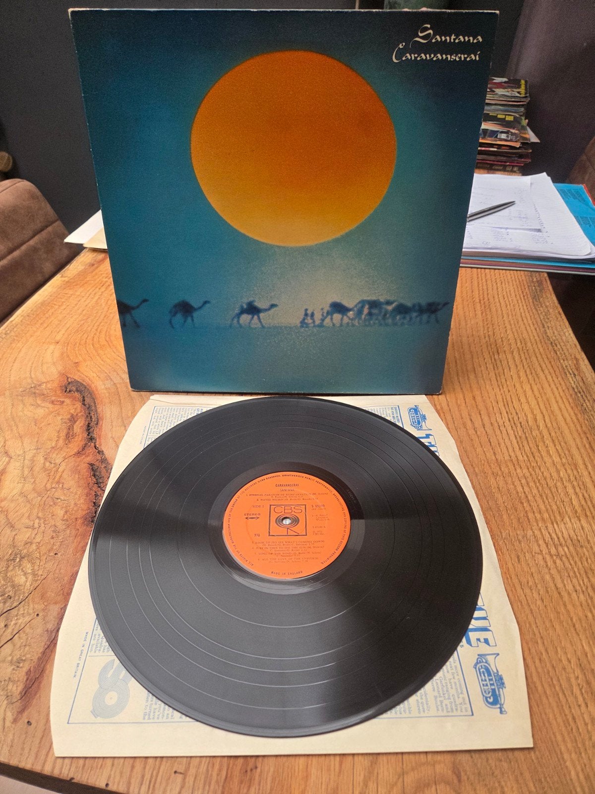 Santana - Caravanserai LP (1972), LP, Rock, Gebruikt, Ophalen of Verzenden