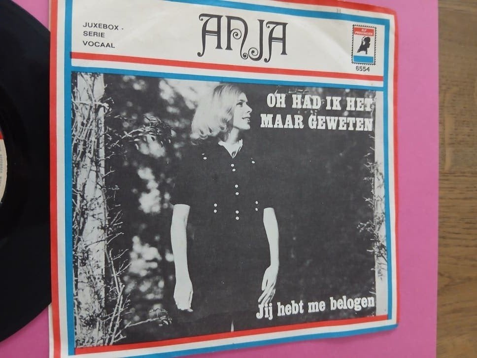 VINYL SINGLE     ANJA  1970, Ophalen of Verzenden, Zo goed als nieuw, Overige formaten, Levenslied of Smartlap