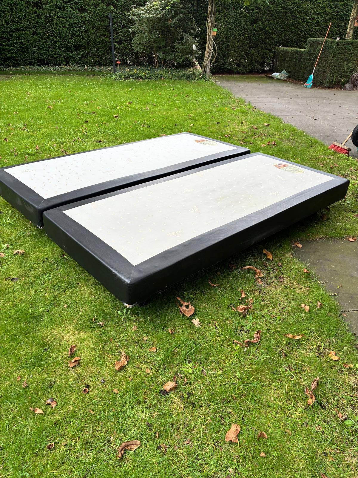 2 stevige boxspringbedden 90  210 cm – goede kwaliteit, Huis en Inrichting, Gebruikt, 90 cm, Eenpersoons, 210 cm