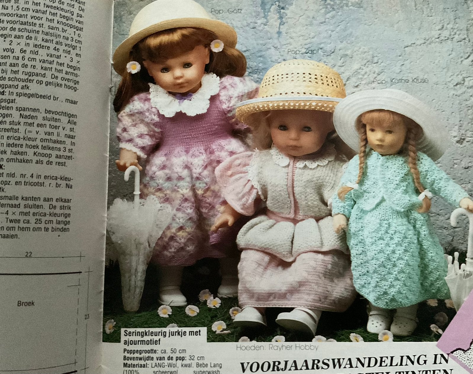 Tijdschrift Diana poppenkleding maken, Ophalen of Verzenden, Zo goed als nieuw, Haken, Patroon of Boek