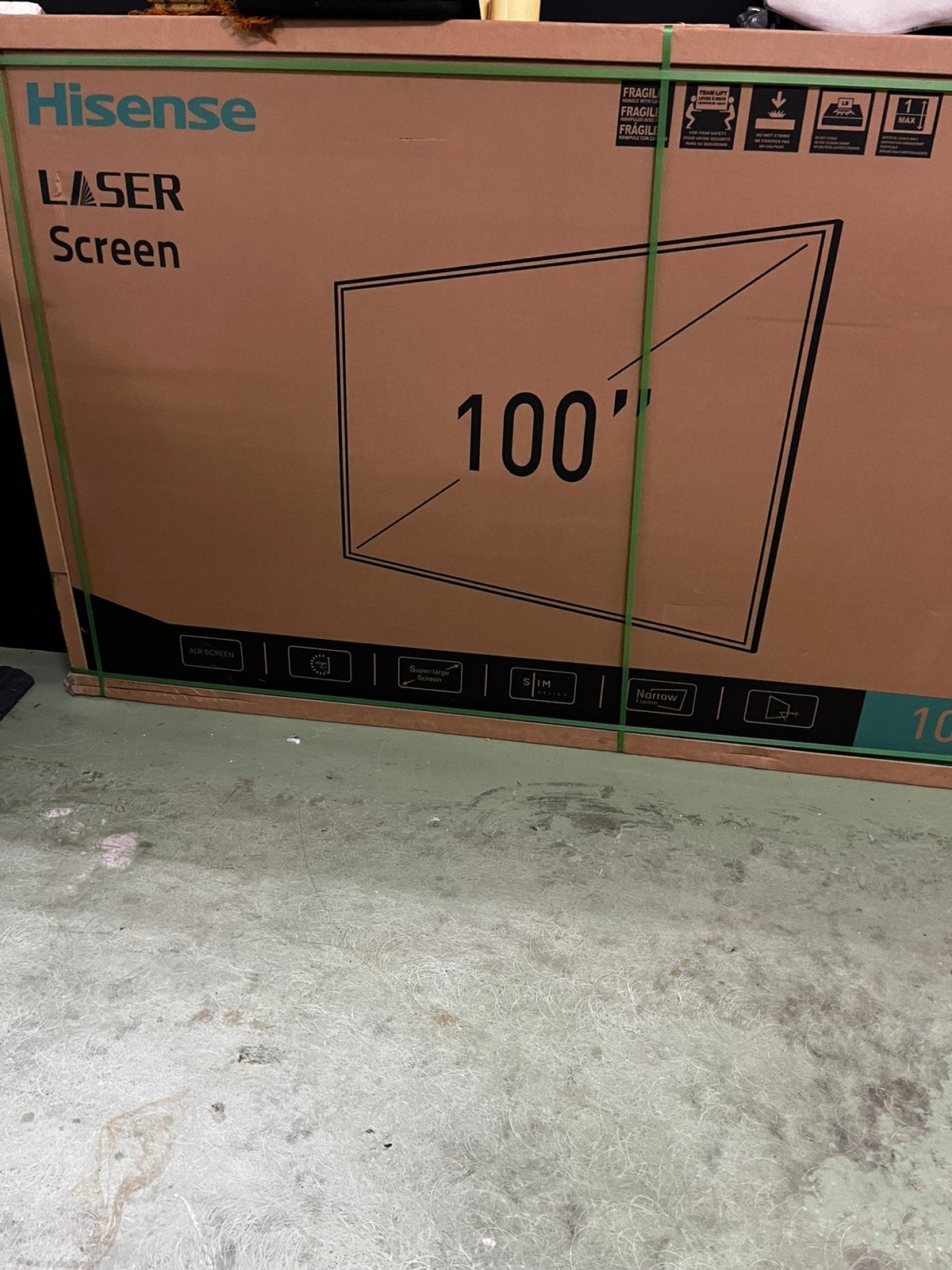 Scherm Beamer, Ophalen, Hisense, LED, Nieuw