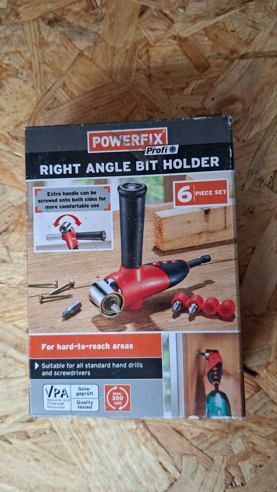 Powerfix Profi Haakse Bithouder met Bitset (6-delig), Ophalen of Verzenden, Nieuw, Bitset, Overige merken