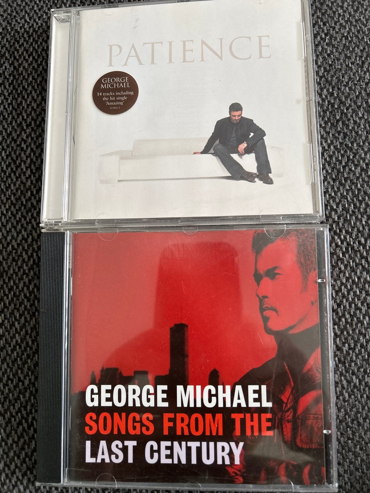 George Michael CD's: Patience & Songs From The Last Century, Gebruikt, Pop, Ophalen of Verzenden, Inclusief doosje