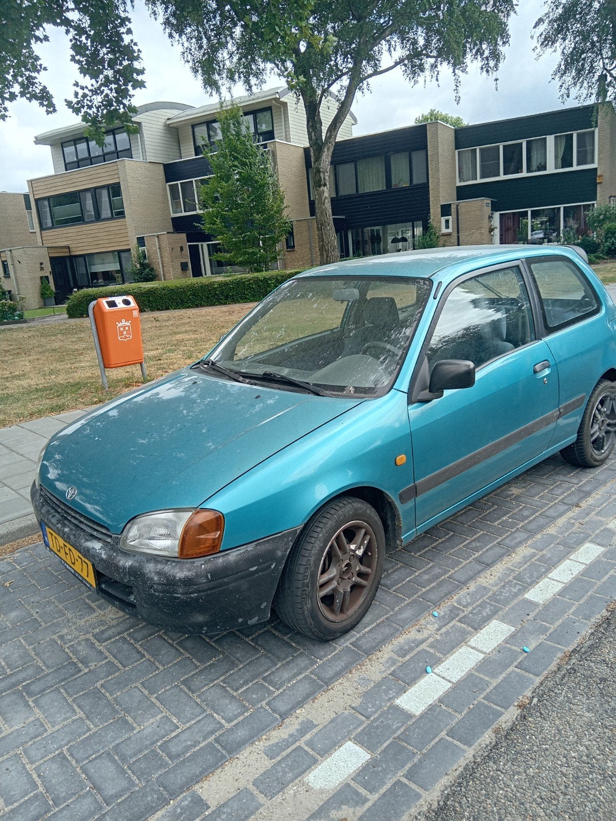 Toyota Starlet 1.3 16V 1998 Groen, Auto's, Toyota, 15 km/l, 74 pk, 4 cilinders, Starlet