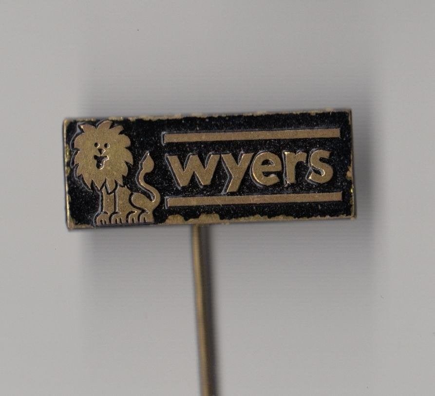 Wyers Leeuw Logo speldje, Gebruikt, Niet vindbaar, Niet vindbaar, Speldje of Pin