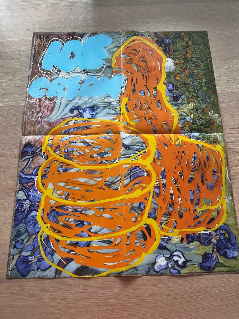 Dubbelzijdige Poster Stripglossy Lieve en Vincent van Gogh, Ophalen of Verzenden, Nieuw, A1 t/m A3, Film en Tv