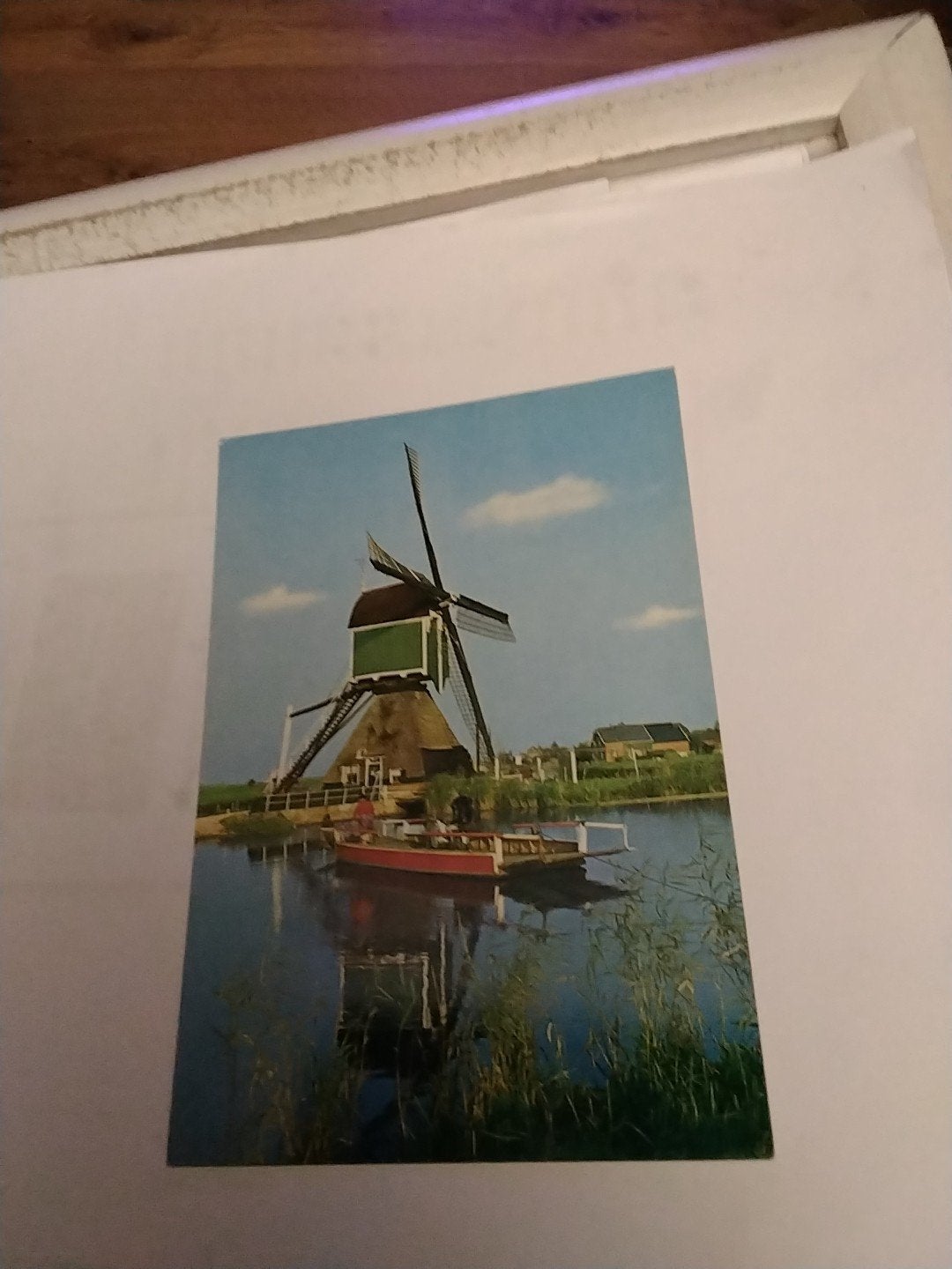 Ansichtkaart Groot Ammers Holland - Poldermolen, Ophalen of Verzenden