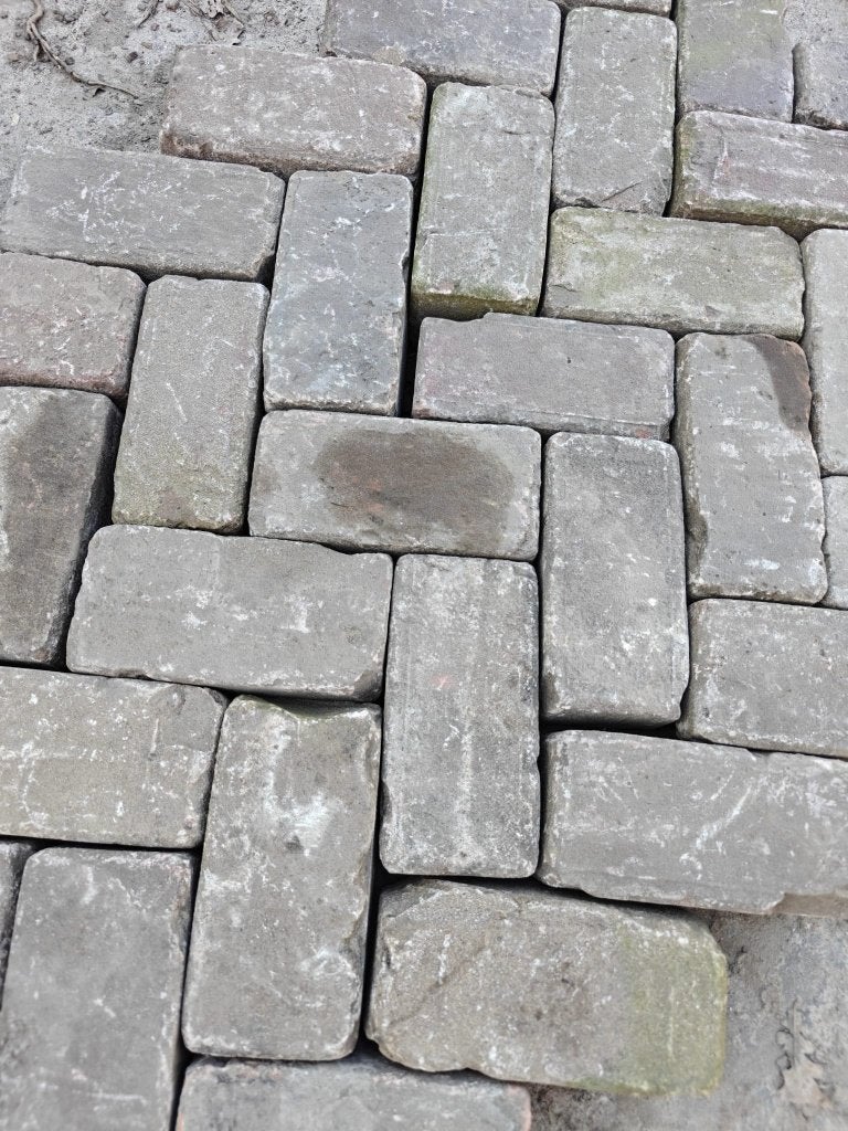 Gebakken klinkerkeien genuanceerd K4, Ophalen, Gebruikt, Keramiek, Klinkers