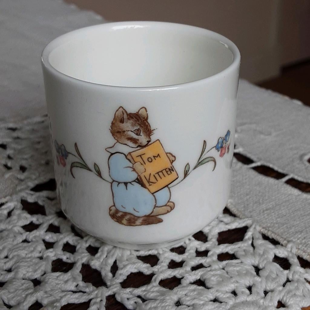 Eierdopje Royal Albert  Tom kitten., Ophalen of Verzenden, Huis en Inrichting