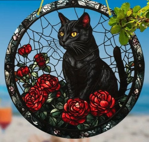 Raamhanger zwarte Kat, Ophalen of Verzenden, Nieuw