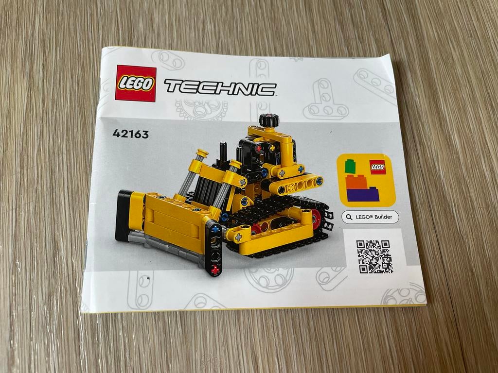 LEGO Technic Zware bulldozer - 42163 (7+), Ophalen, Lego, Zo goed als nieuw, Complete set