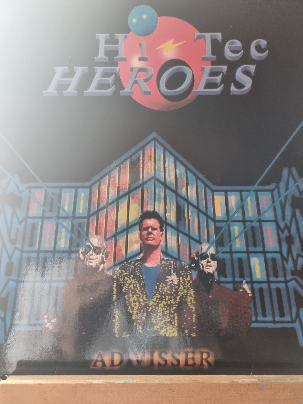 Ad Visser - Hi-Tec Heroes LP (1987), LP, Gebruikt, Ophalen of Verzenden, Elektronisch