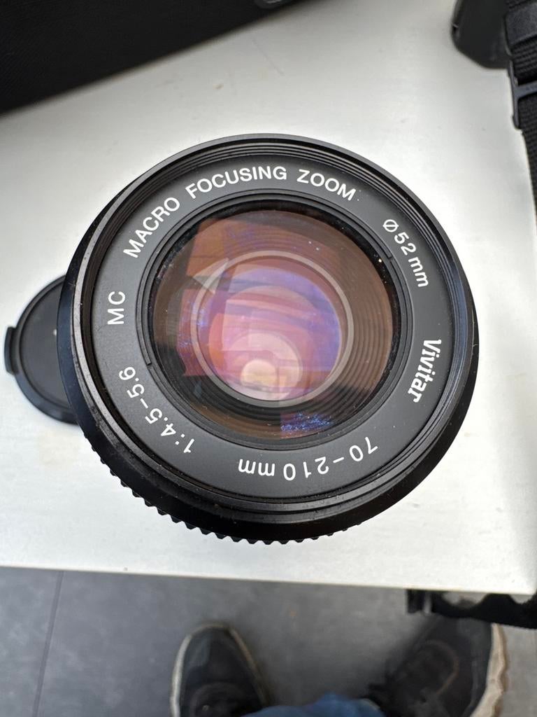 Vivitar 70-210mm f/4.5-5.6 Macro Focusing Zoom Lens, Ophalen of Verzenden, Gebruikt, Telelens, Zoom