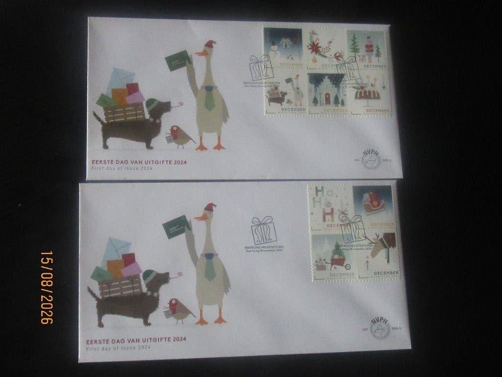 Nico Nederland FDC 889 a/b Blanco 2024, Ophalen of Verzenden, Onbeschreven, Nederland