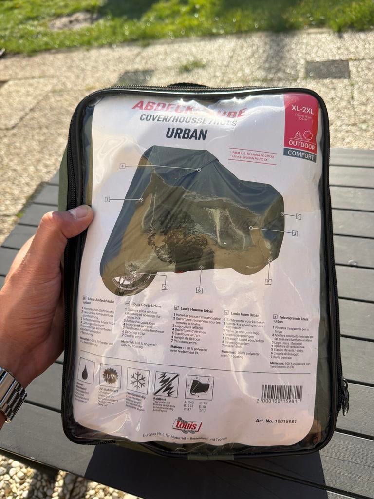 Louis Motorhoes Urban XL-2XL - Waterdicht & UV-bestendig, Ophalen of Verzenden, Nieuw