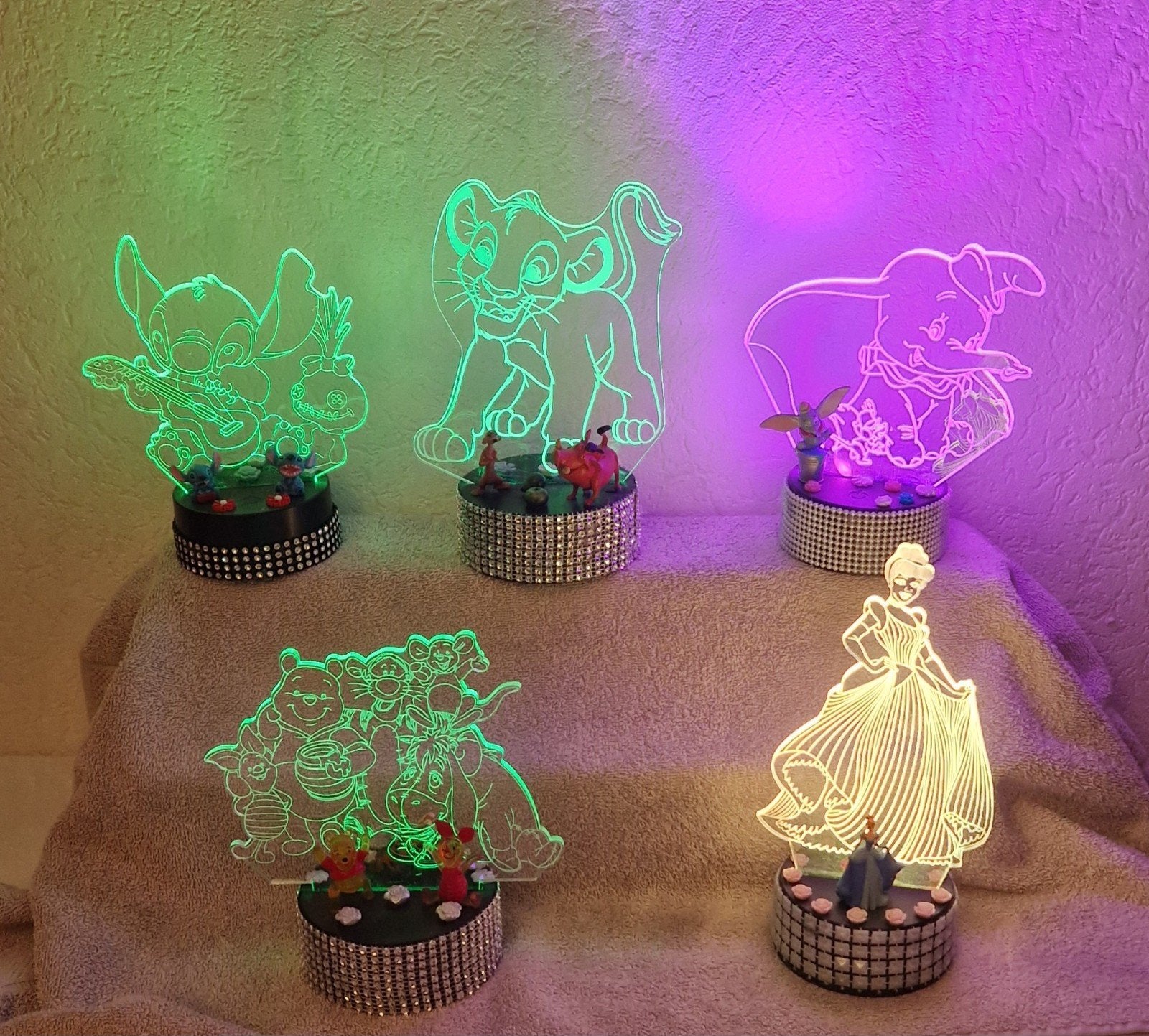 Verschillende disney lampjes, Ophalen of Verzenden, Licht