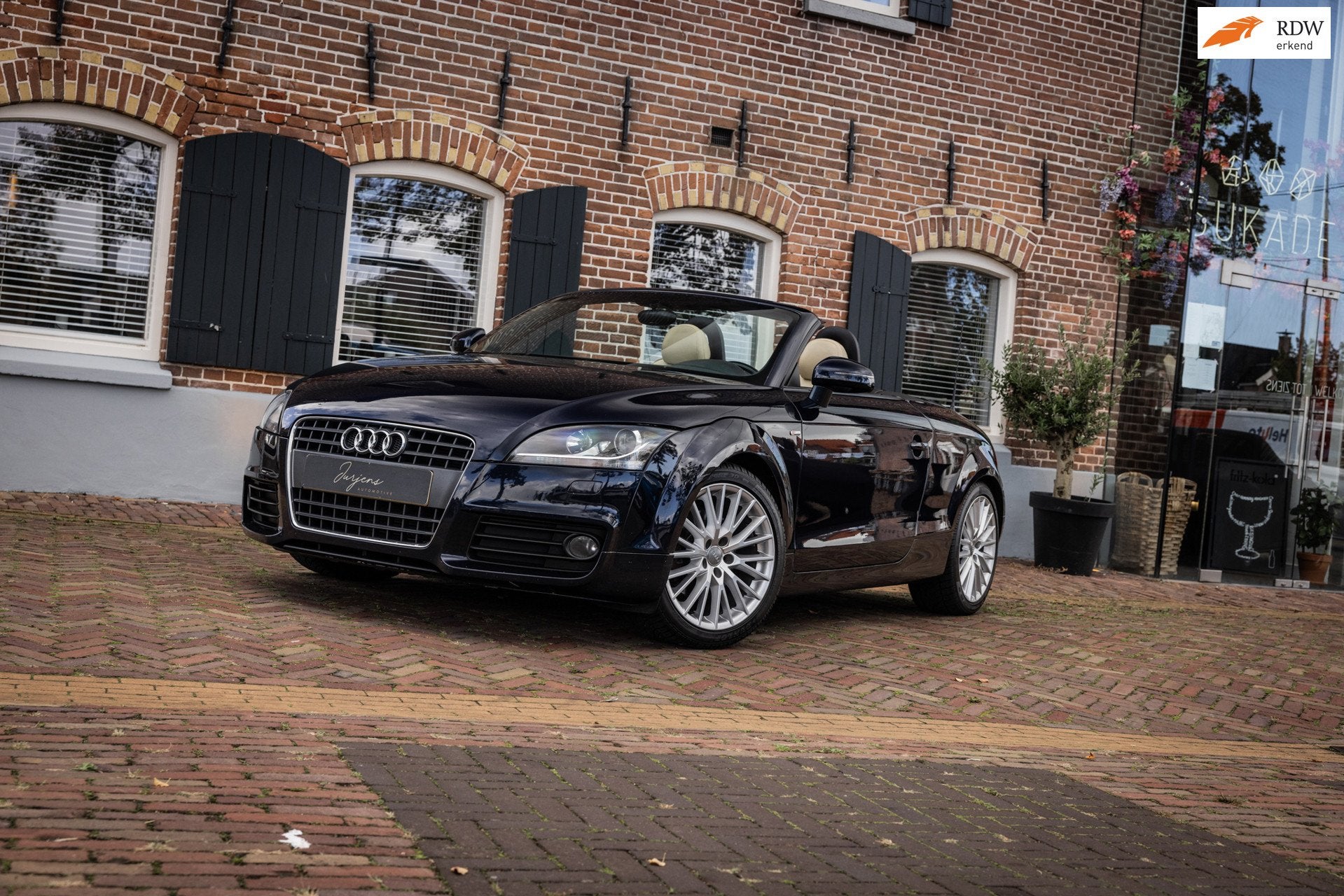Audi TT Roadster 2.0 TFSI S-Tronic (200pk) Nappa Leer | Xeno, Auto's, TT, Gebruikt, Beige, 4 cilinders