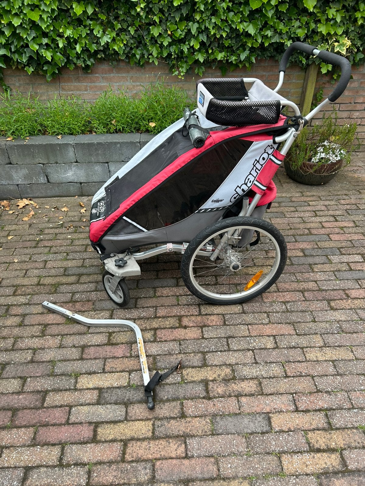 Fietskar eenpersoons Chariot, Ophalen, Gebruikt, Minder dan 20 kg, Opvouwbaar