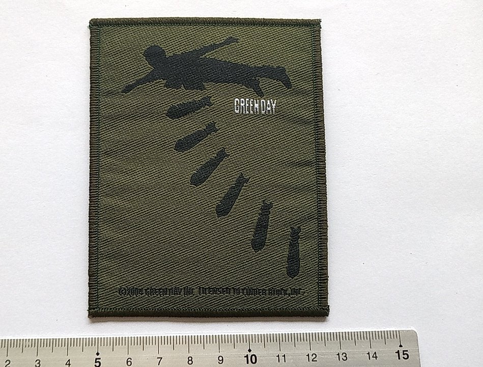 Green Day  leuke zeldzame vintage 2004 Bomber patch g8, Verzenden, Nieuw, Kleding
