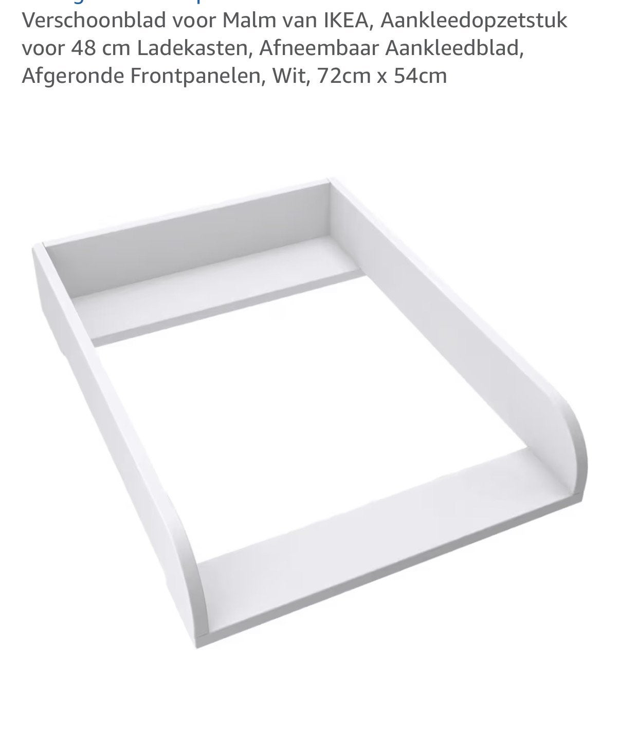 Aankleedopzetstuk voor Malmkast, Kinderen en Baby's, Kinderkamer | Commodes en Kasten, Ophalen, Minder dan 75 cm, 105 cm of meer