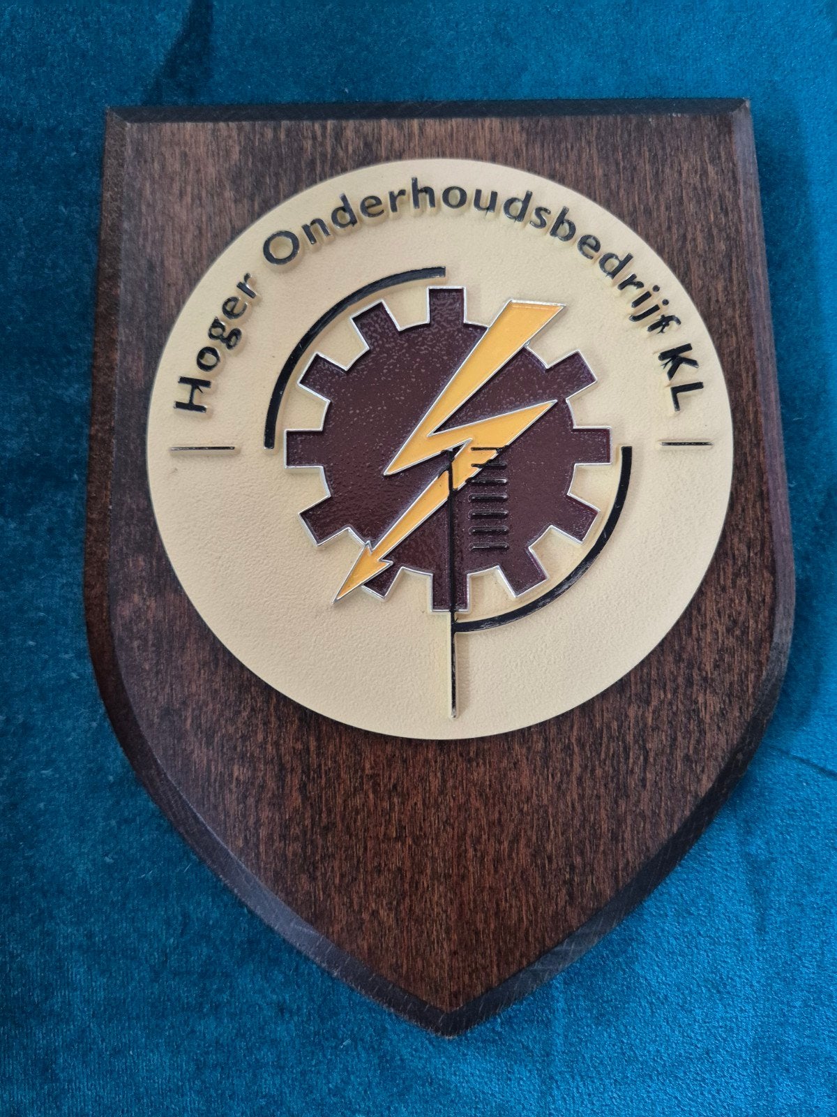 Wapenschild Hoger Onderhoudsbedrijf Koninklijke Landmacht, Verzenden, Landmacht, Nederland, Embleem of Badge