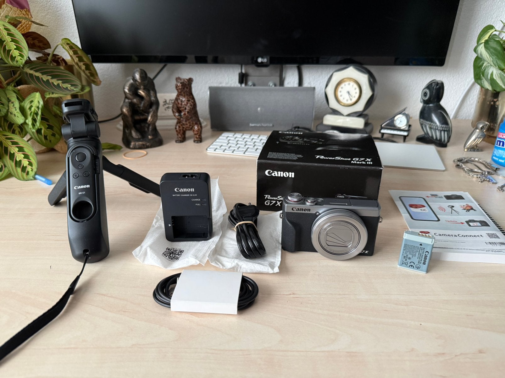 Canon powershot G7X mark III - vlogger kit, Canon, 20x of meer, Ophalen of Verzenden, Zo goed als nieuw