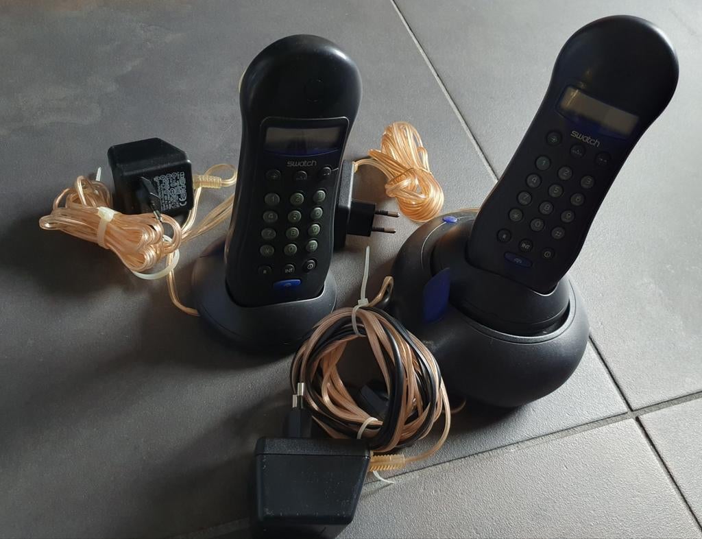 2 Swatch telefoons compleet en Zgan, Ophalen of Verzenden, Zo goed als nieuw