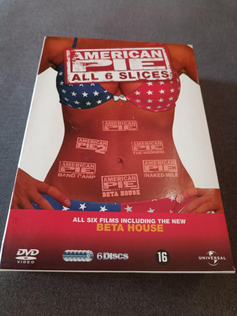 American Pie collectie - 6 dvd box, Vanaf 12 jaar, Ophalen of Verzenden, Zo goed als nieuw, Actiekomedie