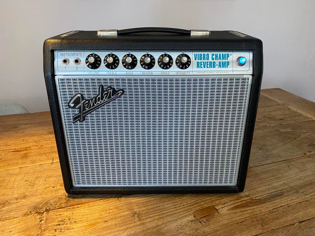 Fender ‘68 Custom Vibro Champ Reverb/ als nieuw !, Muziek en Instrumenten, Ophalen, Zo goed als nieuw, Minder dan 50 watt