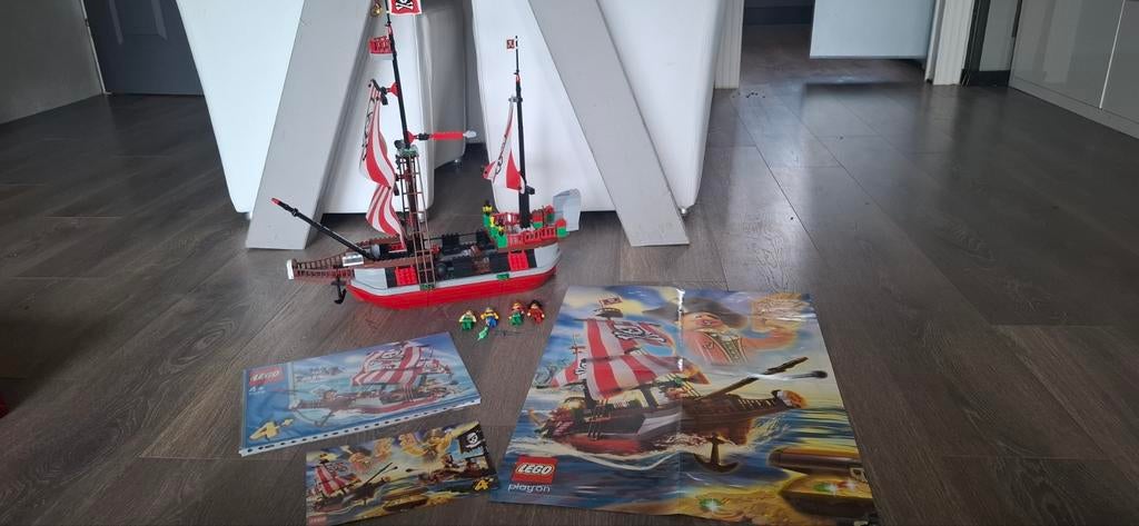 Lego 7075 kapitein roodbaars piratenschip, Kinderen en Baby's, Speelgoed | Duplo en Lego, Ophalen of Verzenden, Zo goed als nieuw