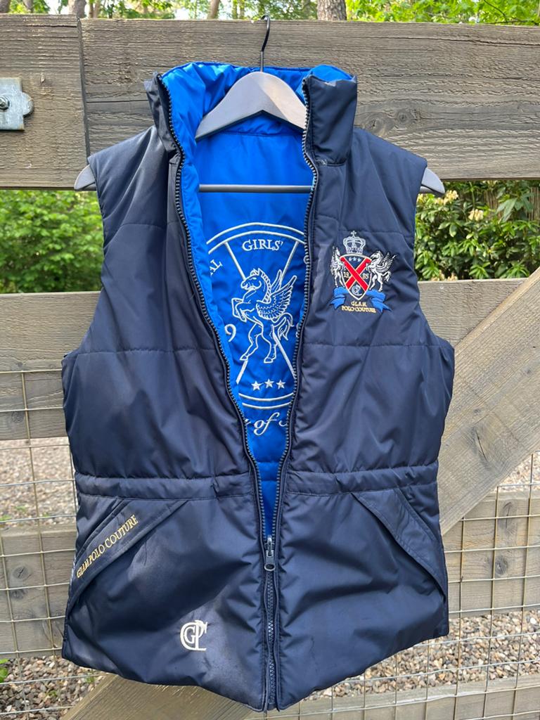 Bodywarmer - HV Polo Glam Polo Couture –maat L –dubbelzijdig, Gebruikt, Dressuur, Ophalen of Verzenden, Dames