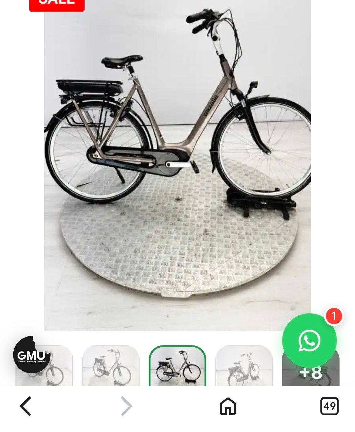 Te koop gevraagd elektrische fiets in Nijmegen, Ophalen, Zo goed als nieuw, 47 tot 51 cm, 50 km per accu of meer