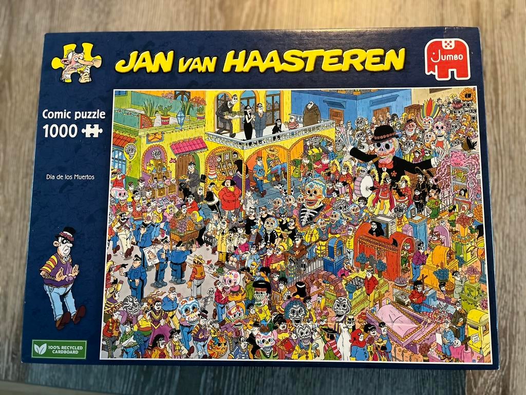 Jan v Haasteren 1000 st, Ophalen of Verzenden, 500 t/m 1500 stukjes, Zo goed als nieuw