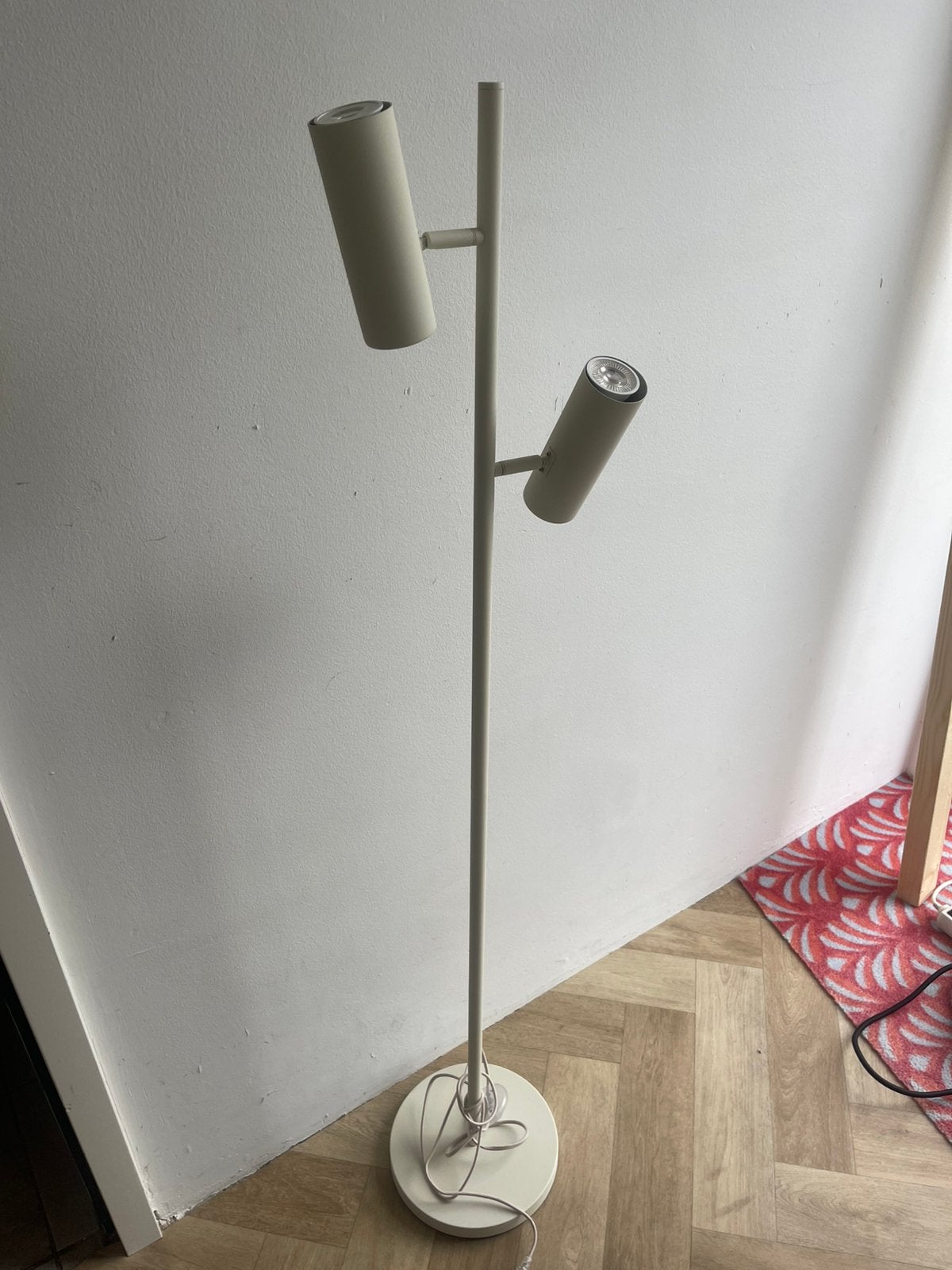 2x sta lamp met spotjes, Ophalen, Zo goed als nieuw, 150 tot 200 cm