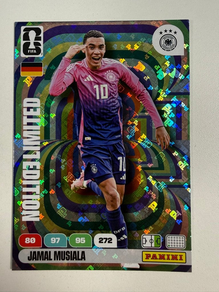 Jamal Musiala Jumbo Limited Edition World Cup 2026, Ophalen of Verzenden, Nieuw, Buitenlandse clubs, Poster, Plaatje of Sticker