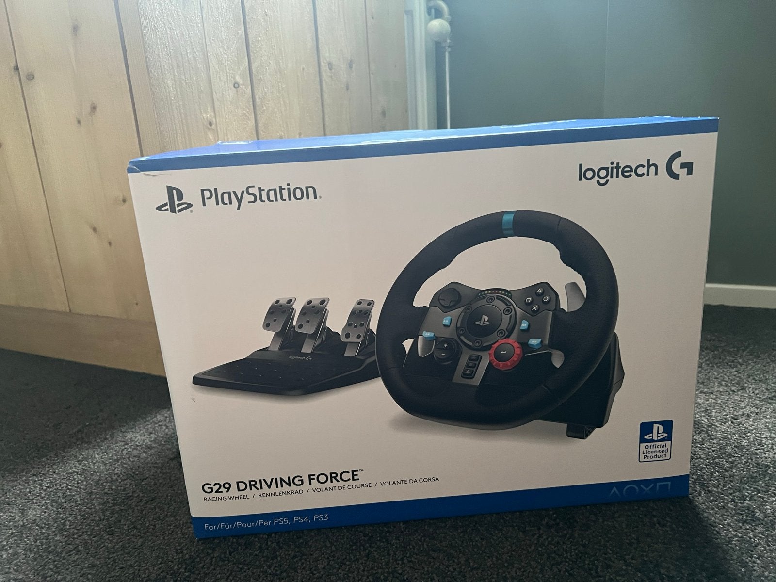 Logitech G29 Gaming Stuur met Pedalen (Nieuw in doos), PlayStation 3, Nieuw, Ophalen of Verzenden, Stuur of Pedalen