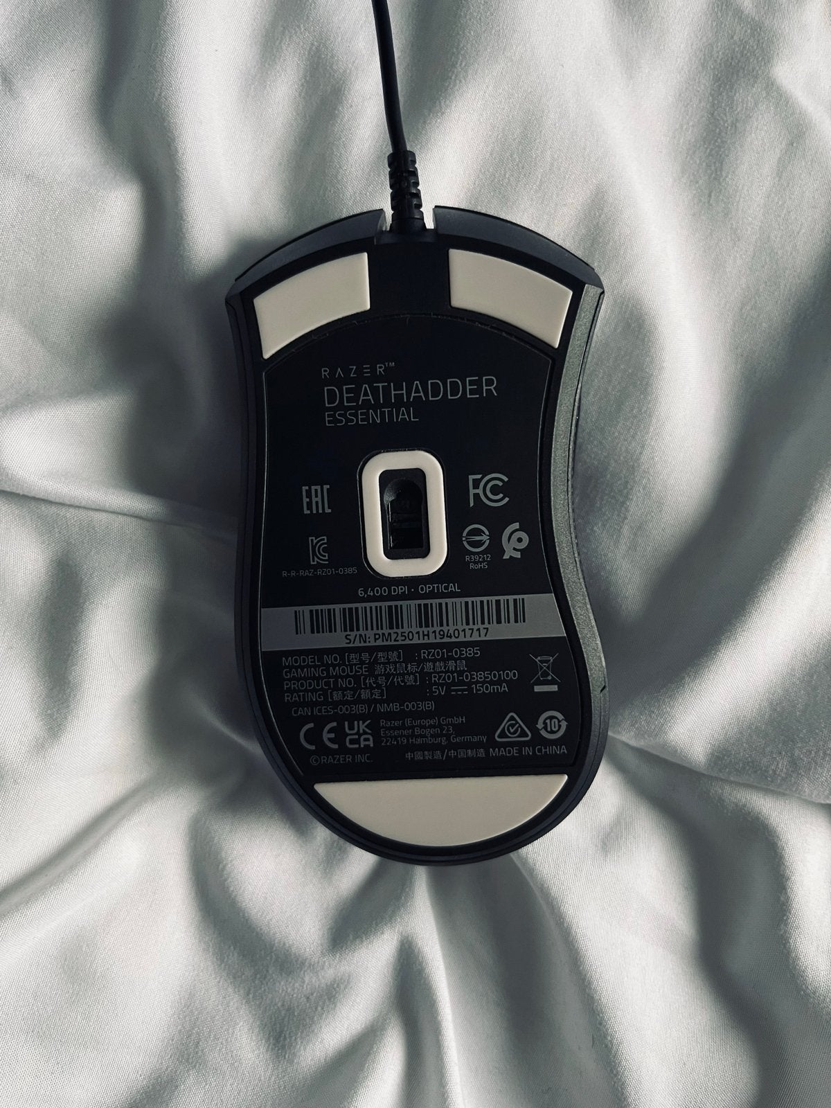 Razer DeathAdder Essential Gaming Muis - Bedraad, Rechtshandig, Muis, Gaming muis, Ophalen of Verzenden