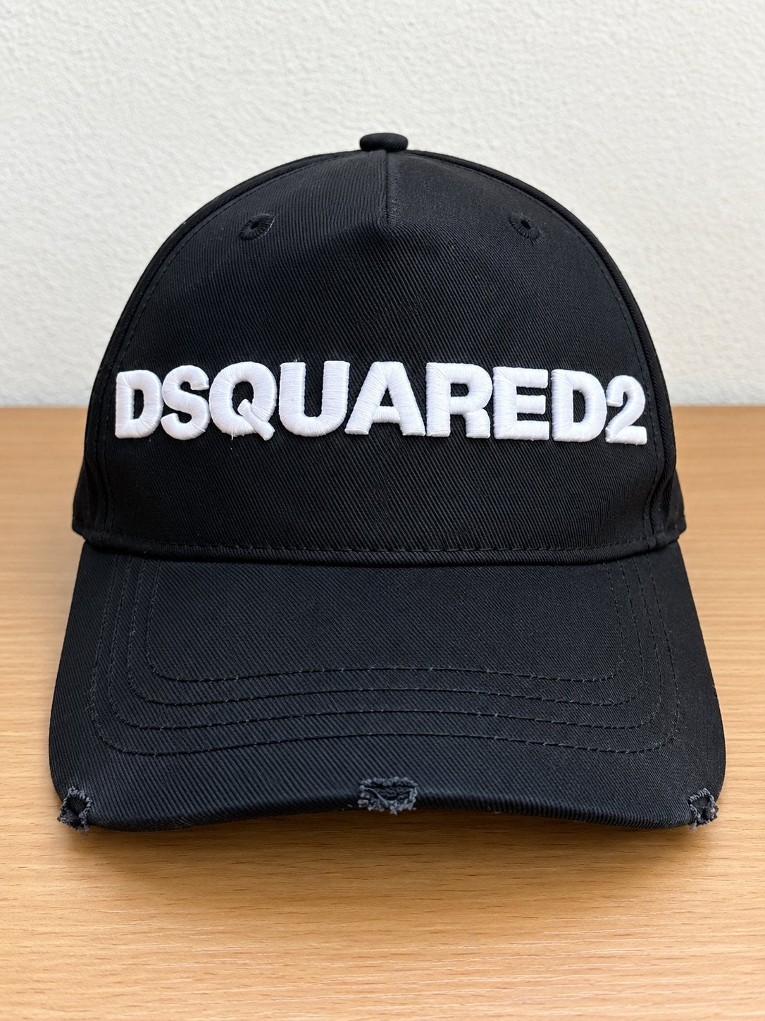 Dsquared2 Pet Zwart met Wit Logo - Stijlvol en Comfortabel, Ophalen of Verzenden, Zo goed als nieuw, One size fits all, Pet
