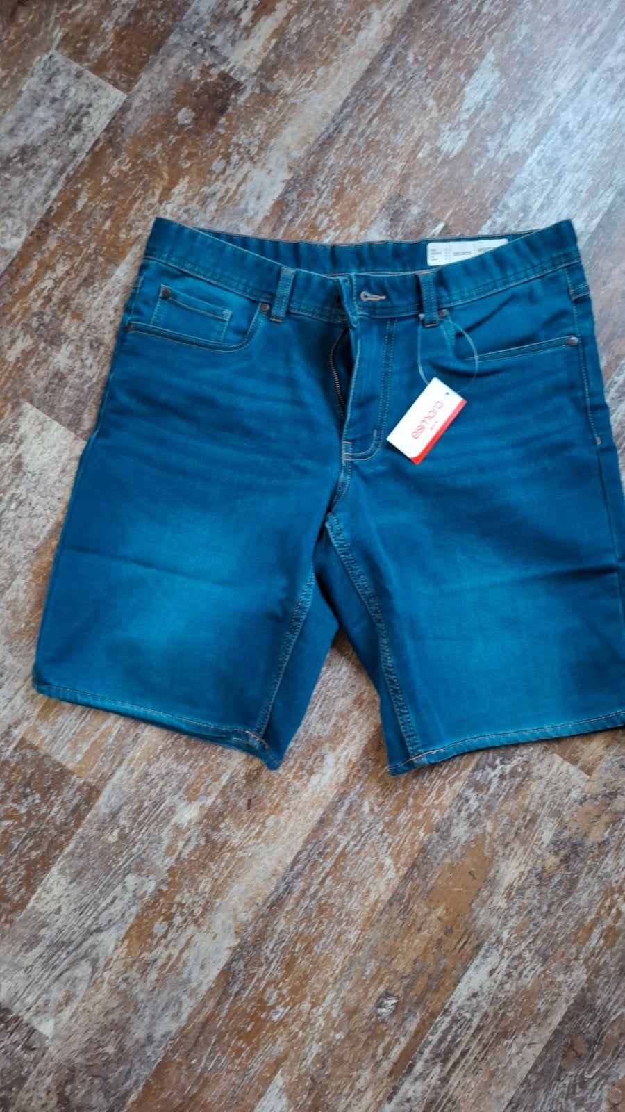 ESMARA MEN Korte heren broek - Comfortabele sweatdenim, Kleding | Heren, Spijkerbroeken en Jeans, Ophalen, ESMARA MEN, Blauw, Nieuw