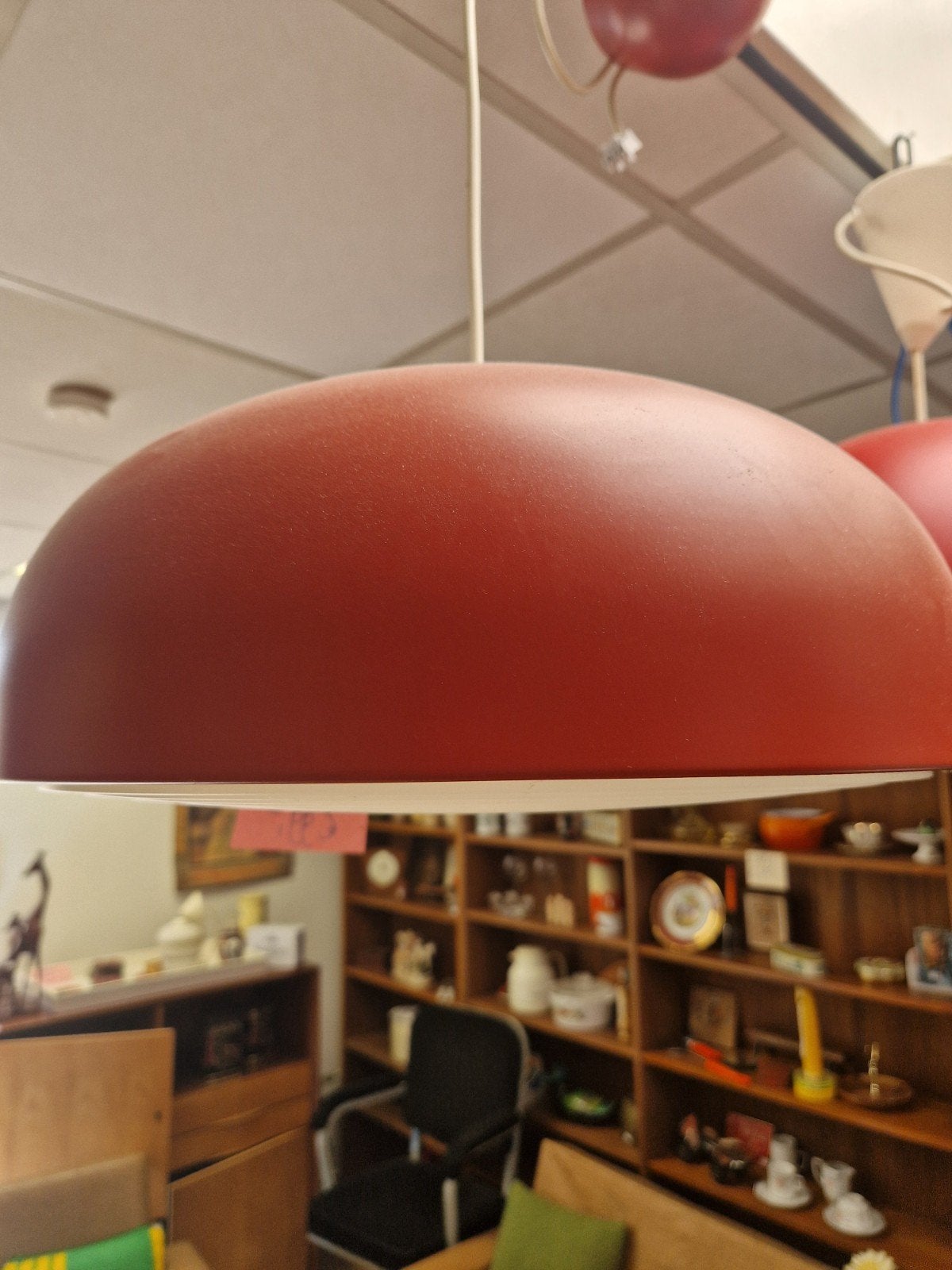 Vintage Ikea hanglamp - Rode paddestoel design, Contact.nl@ikea.com, Ikea, Vintage, Retro, Jaren '70, Scandinavisch, Kunststof