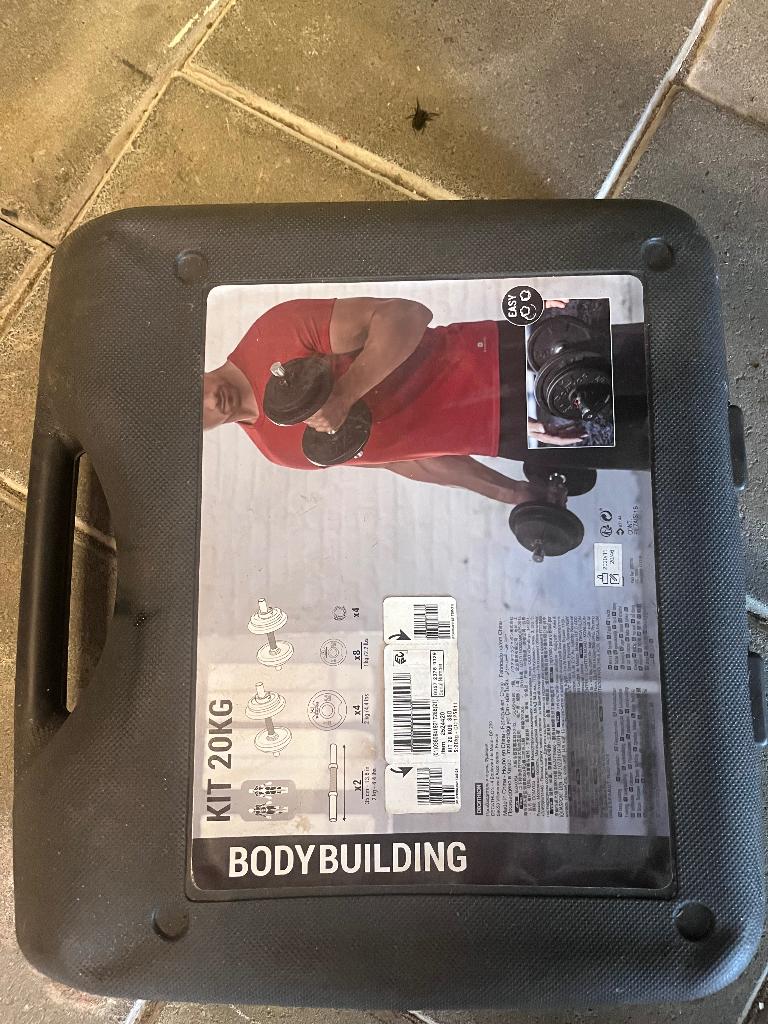 Gewichtenset, Sport en Fitness, Fitnessmaterialen, Ophalen, Zo goed als nieuw, Benen, Halterset