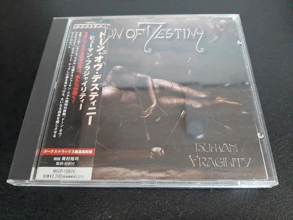 Dawn of Destiny: Human fragility (Japan, MICP 10874)!, Gebruikt, Met bonustracks, Power metal, Ophalen of Verzenden